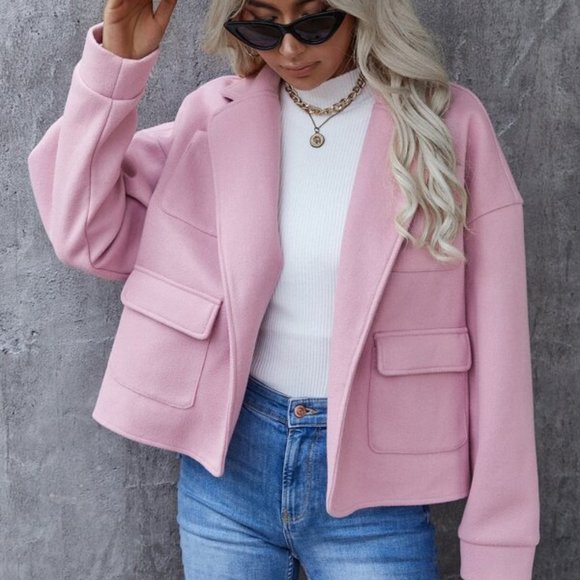 OVERSIZED FLAP POCKET DETAILED BUTTON DOWN SHIRT / - Picture 3 of 6